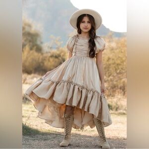 Joyfolie Champagne Mathilda Formal Kids Girls Dress